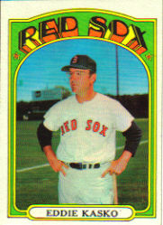 1972 Topps Baseball Cards      218     Eddie Kasko MG